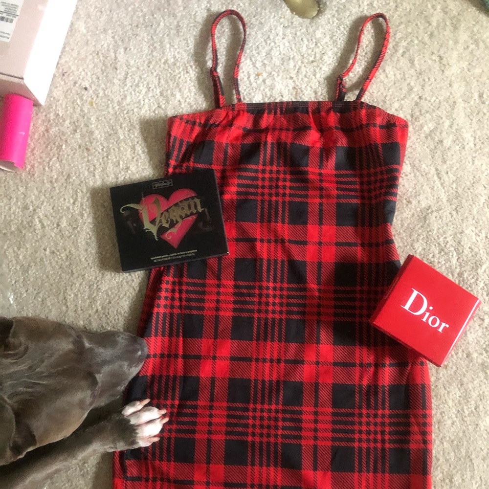 Plaid Tartan Bodycon Dress * Prep or Punk